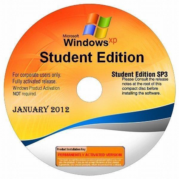 Windows XP SP3 Corporate Student Edition